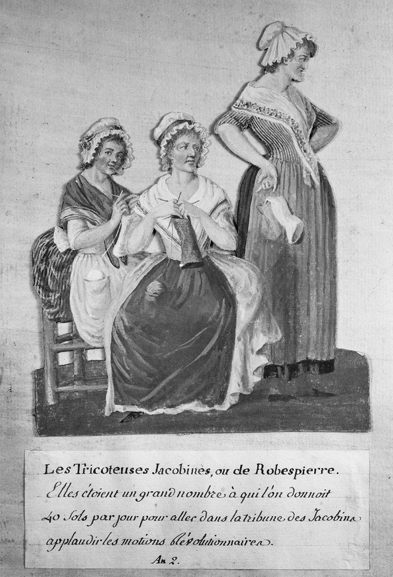 Les Tricoteuses jacobines ou de Robespierre